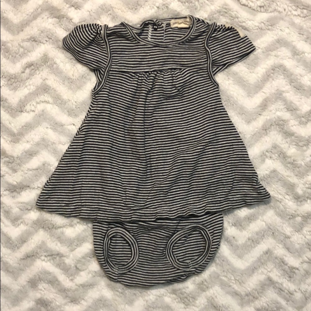 Organic Cotton Burt’s Bees Dress w/ Diaper Cover